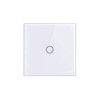 Telecomanda pentru intrerupator smart Touch Smart Home, 86 x 86 x 7 mm, sticla securizata, alb, masterLED