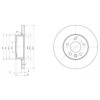 Disc frana VW TRANSPORTER IV bus (70XB, 70XC, 7DB, 7DW, 7DK) (1990 - 2003) KRIEGER 0950004338