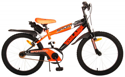 Bicicleta pentru baieti Volare Sportivo, 18 inch, culoare portocaliu neon / negr PB Cod:2073 foto