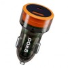 INCARCATOR AUTO 38W QC 18W + PD 20W - TRANSPARENT, Bwoo