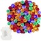 Instalatie lumini de exterior pentru gradina, 10.5 metri, 100 LED-uri, cu baterii, multicolor Household NewTrend