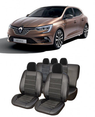 Set huse scaune piele Alcantara Renault Megane IV (2016-2020) foto