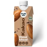PURYA Real Meal Bautura Proteica Cacao Bio Vegana Fara Gluten 500ml