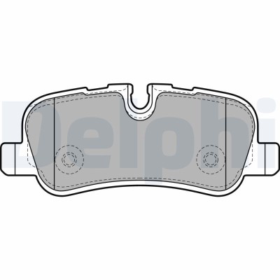 DELPHI LP1936 set placute frana,frana disc foto