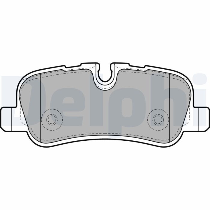 DELPHI LP1936 set placute frana,frana disc