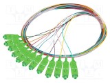 Dispozitiv fibră optică LANBERG SC/APC 2m 12 bucăți LSZH