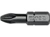 Bit Profesional Yato PZ2, 25mm, Otel S2 Forjat, HRC 58-62, Acoperire Anticoroziva, Hex 1/4&quot;