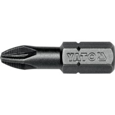 Bit profesional Yato 1 4 , 25mm, cap PZ2, HRC 58-62, realizat din otel forjat, cu acoperire anticoroziva
