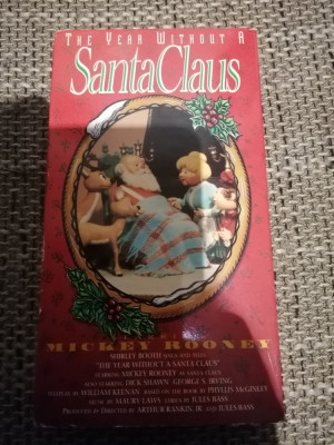 Casete video VHS - The year without Santa Claus - Limba Engleza ( pentru copii ) foto