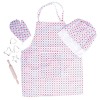 Set sortulet si accesorii alb cu buline PlayLearn Toys, BigJigs Toys