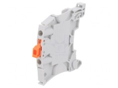 Terminal &Icirc;mbinare Șine 0,2-4mm2 2 Borne Gri 5,2mm