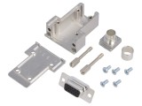 Conector D-Sub HD 15 pini mamă pe cablu - negru