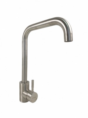 Baterie bucatarie MIXXUS SUS-011-G din otel inoxidabil, Monocomanda, Racorduri incluse Innovative ReliableTools foto