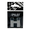 Autocolant 3D crom Type-3 (28mm) litera - H Garage AutoRide