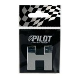 Autocolant 3D crom Type-3 (28mm) litera - H Garage AutoRide