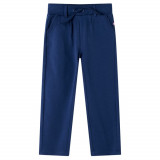 Pantaloni pentru copii cu snur, bleumarin, 104 GartenMobel Dekor, vidaXL