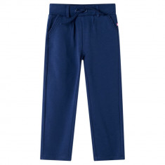 Pantaloni pentru copii cu șnur, bleumarin, 104