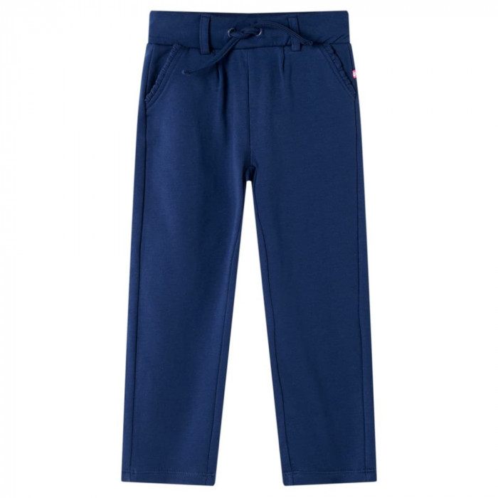 Pantaloni pentru copii cu snur, bleumarin, 104 GartenMobel Dekor