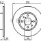 Disc frana FIAT BRAVO II (198) (2006 - 2016) BOSCH 0 986 478 238