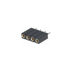 Conector 4 pini, seria {{Serie conector}}, pas pini 2.54mm, CONNFLY - DS1002-03-1*4131