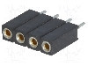 Conector 4 pini, seria {{Serie conector}}, pas pini 2.54mm, CONNFLY - DS1002-03-1*4131 foto