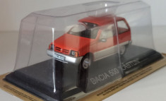 Macheta Dacia 500 LASTUN 1988 - IXO/DeAgostini Masini de Legenda 1/43 foto