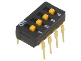 Comutator DIP-SWITCH 4 Secțiuni ON-OFF 30VDC