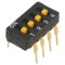 Comutator DIP-SWITCH 4 Secțiuni ON-OFF 30VDC