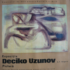AFIS - EXPOZITIA DECIKO UZUNOV ( pictura) - SALA DALLES - 1970