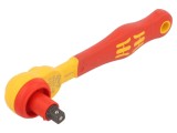 Cheie clichet 1/4" Zyklop VDE, izolate, 144mm, 80 din&Aring;&pound;i