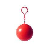 Cumpara ieftin Pelerina Ploaie IdeallStore&reg; Poncho Ball Rosu, Plastic, Universala, Drumetie, Fete, cu Carabiniera