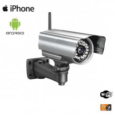 Camera Supraveghere Exterior Wireless cu IP Carcasa Metalica foto