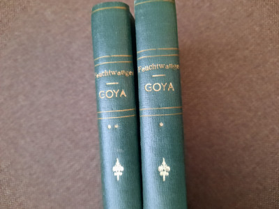 Lion Feuchtwanger - Goya (2 volume) LEGATE DE LUX RFO foto