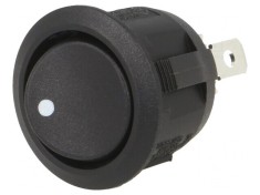 Comutator Rocker SPST ON-OFF 10A/28VDC Negru foto