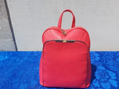 Rucsac dama, de tip geanta, Free, Rosu 28*32*13 cm foto