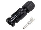 Conector Solar Drept Crimpat MC4 10mm2 7-8.8mm