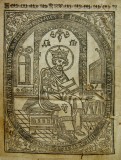 Gravura PROOROCUL DAVID, lucrată de gravorul Constantin R&acirc;mniceanul &icirc;n 1751