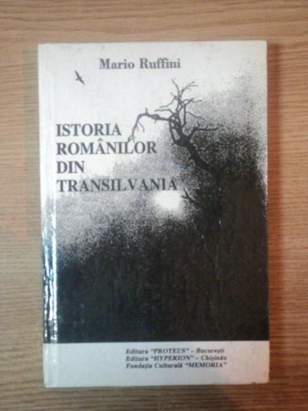 ISTORIA ROMANILOR DIN TRANSILVANIA de MARIO RUFFINI , 1993