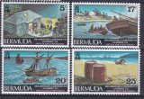 DB1 Bermuda 1975 200 Ani Complotul Prafului de Pusca Bicentenar SUA 4 v. MNH, Nestampilat