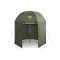 Umbrelă/shelter cu perete lateral Delphin Thunder Fullwall, diametru 250 cm, husa transport, cuie si corzi fixare