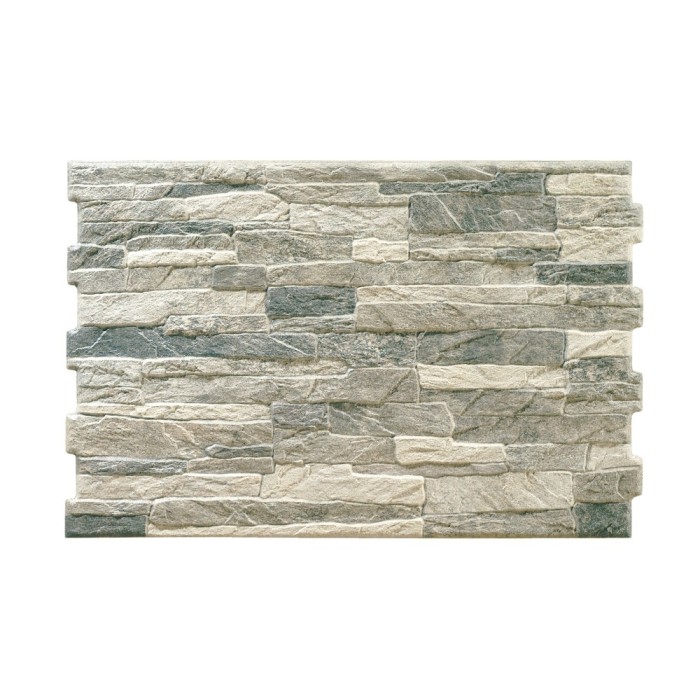 Gresie exterior / interior portelanata fatada Aitana Jet Gris, 33.3 x 50 cm, gri, mata, imitatie piatra