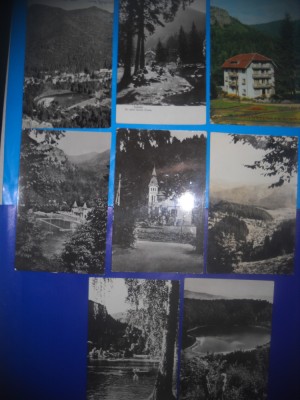 HOPCT LOT NR 185 TUSNAD JUD HARGHITA -8 CARTI POSTALE-RPR-CIRCULATE foto