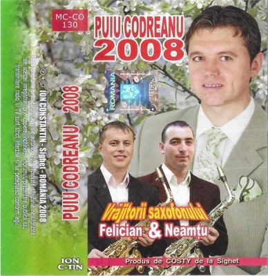 Puiu Codreanu - Puiu Codreanu 2008, Caseta audio foto