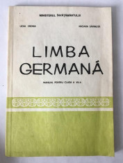 Limba germana - Manual pentru clasa a VII-a, 1994 foto