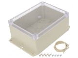 Carcasă universală 125x165x75mm cu lame de fixare