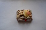 Cutie de bijuterii souvenir cu scoici lipite