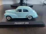 Macheta PEUGEOT 203 vernil 1959 - Atlas, 1/43, noua., 1:43