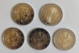 Monede GERMANIA 2024_2, 5x2 euro comemorative (ADFGJ) Constituție - UNC, Europa, Cupru-Nichel