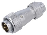 Mufă WF16 tată PIN 4 IP67 15A pentru lipire pe cablu 500V 5&divide;6,5mm