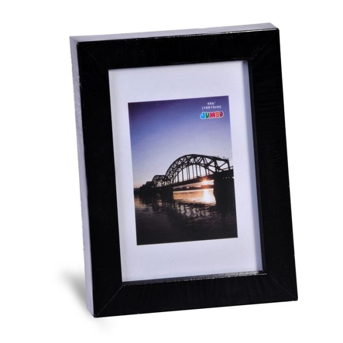 Rama foto MDF negru, Ramdeco, 18 x 13 cm, poza 10 x 15 cm